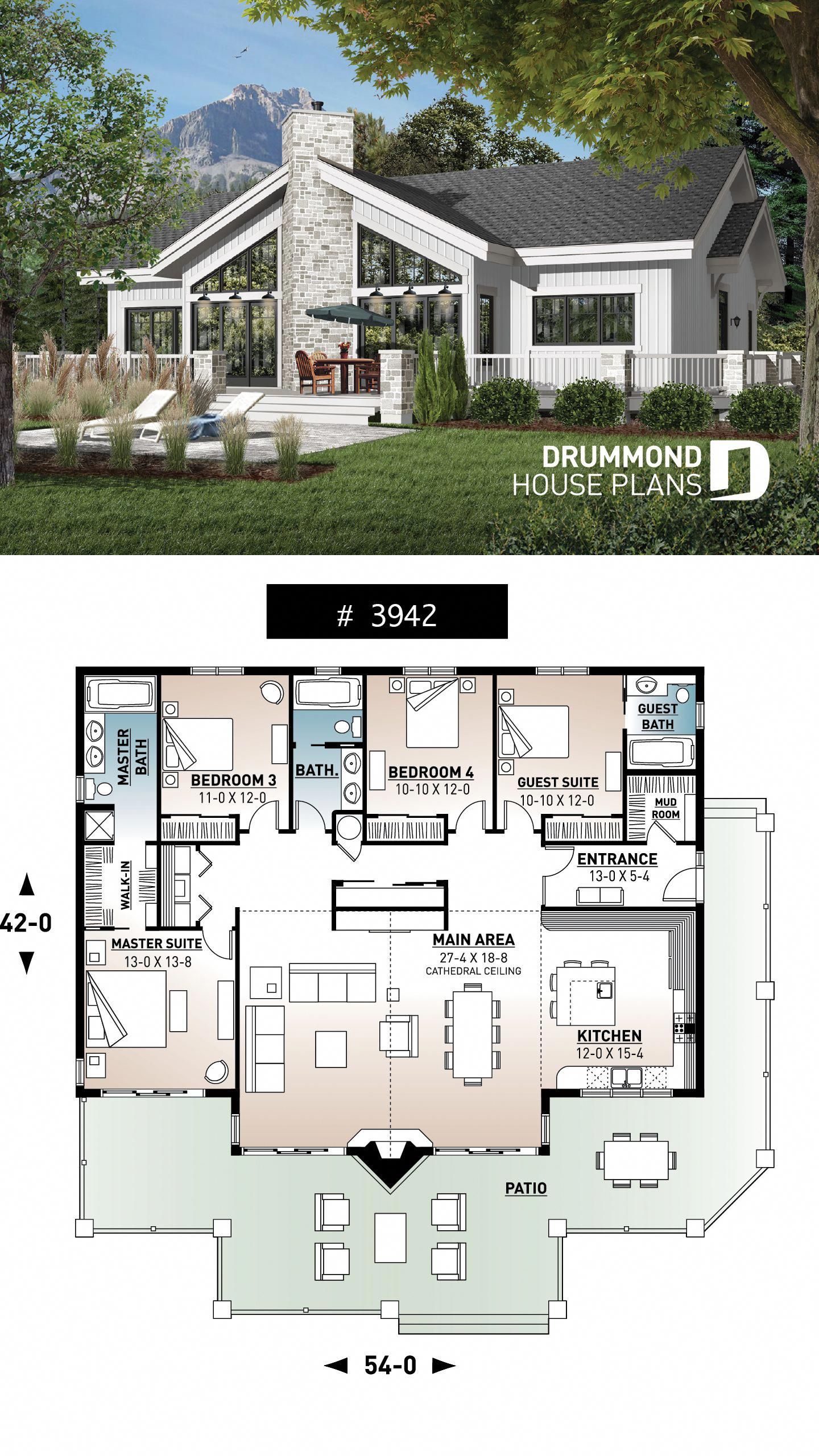 2 bedroom house plans with 2 master suites