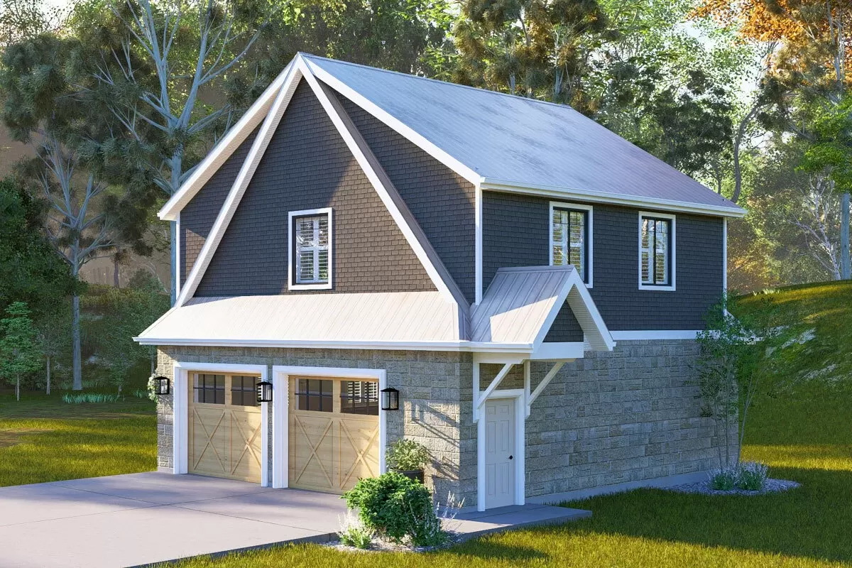 2 car garage with apartment plans