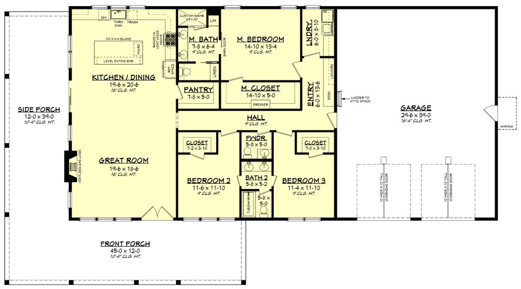 2000 sq ft barndominium floor plans 3 bedroom
