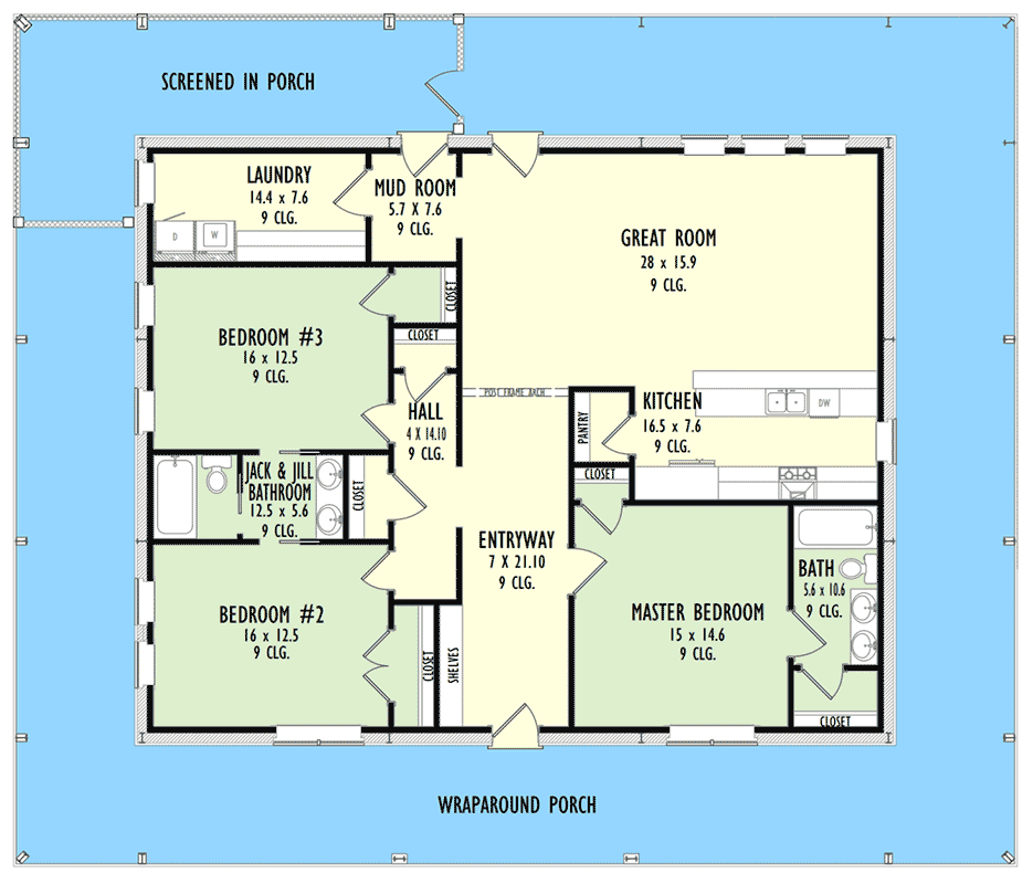 2000 square foot house floor plans