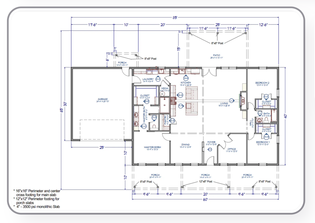 2500 sq ft barndominium floor plans