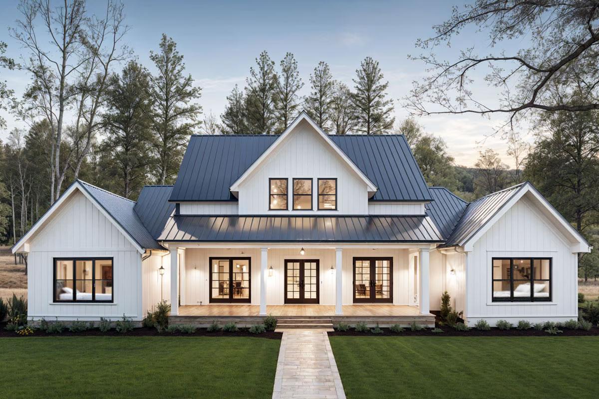 4 bedroom modern farmhouse plans