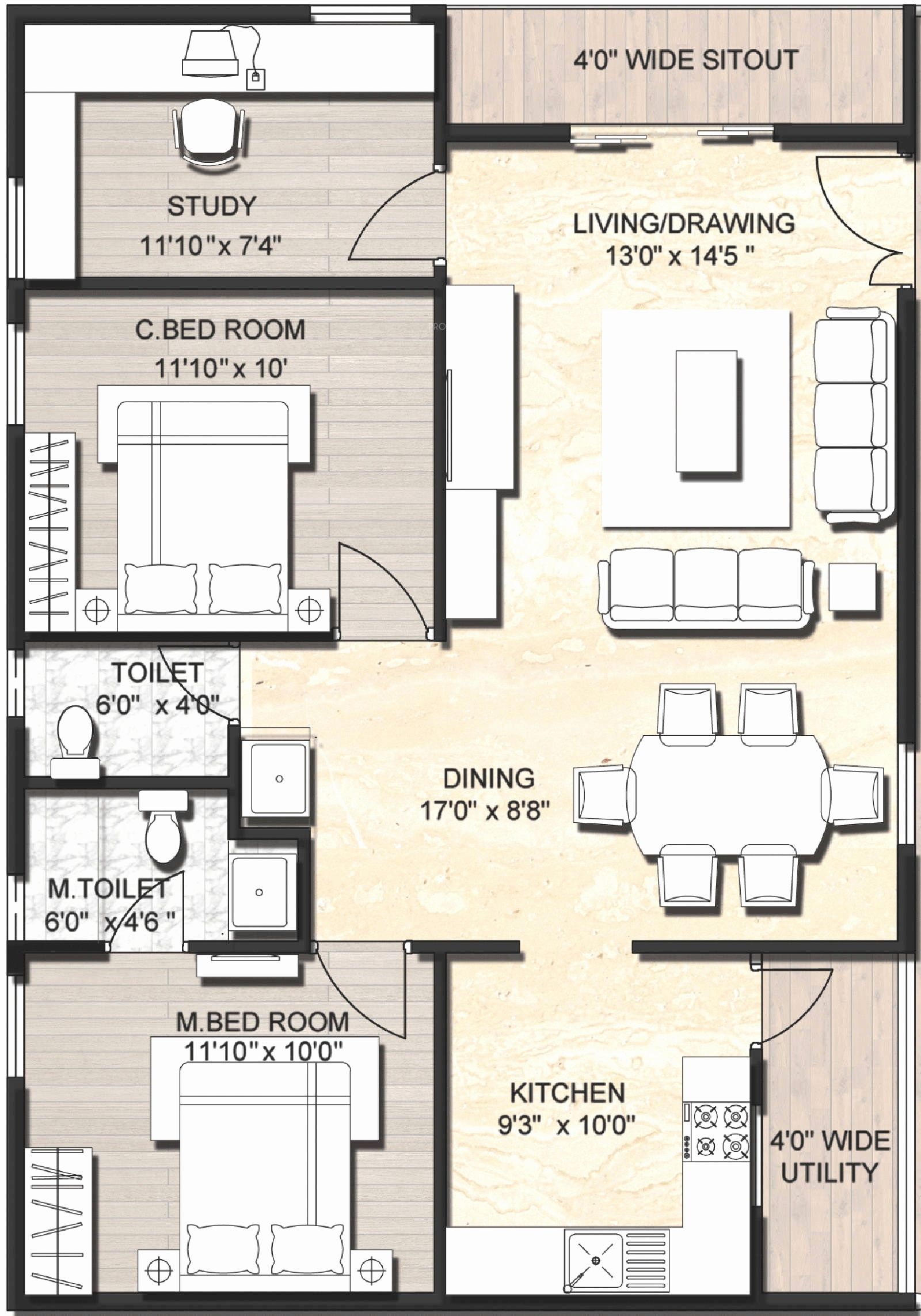 900 square foot house plans