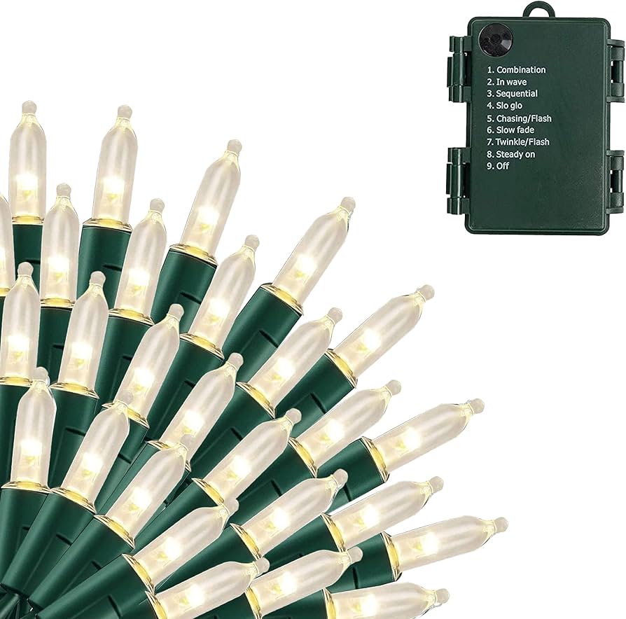 battery led christmas lights outdoor