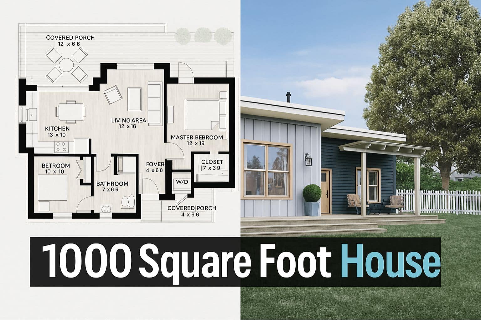 Beyond the Box Exploring Functional 1000 Sq Ft Square Home Blueprints