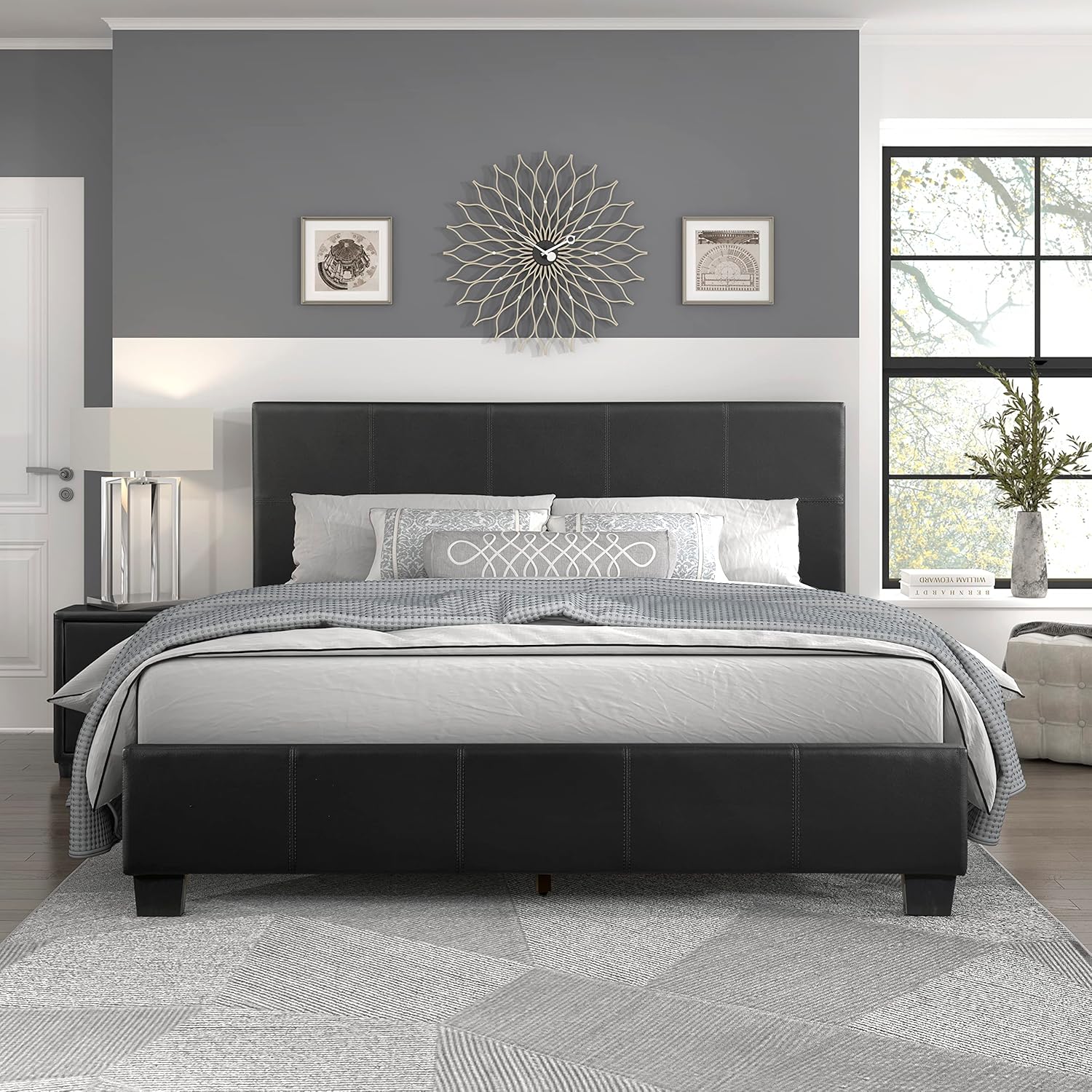 black bed frame california king
