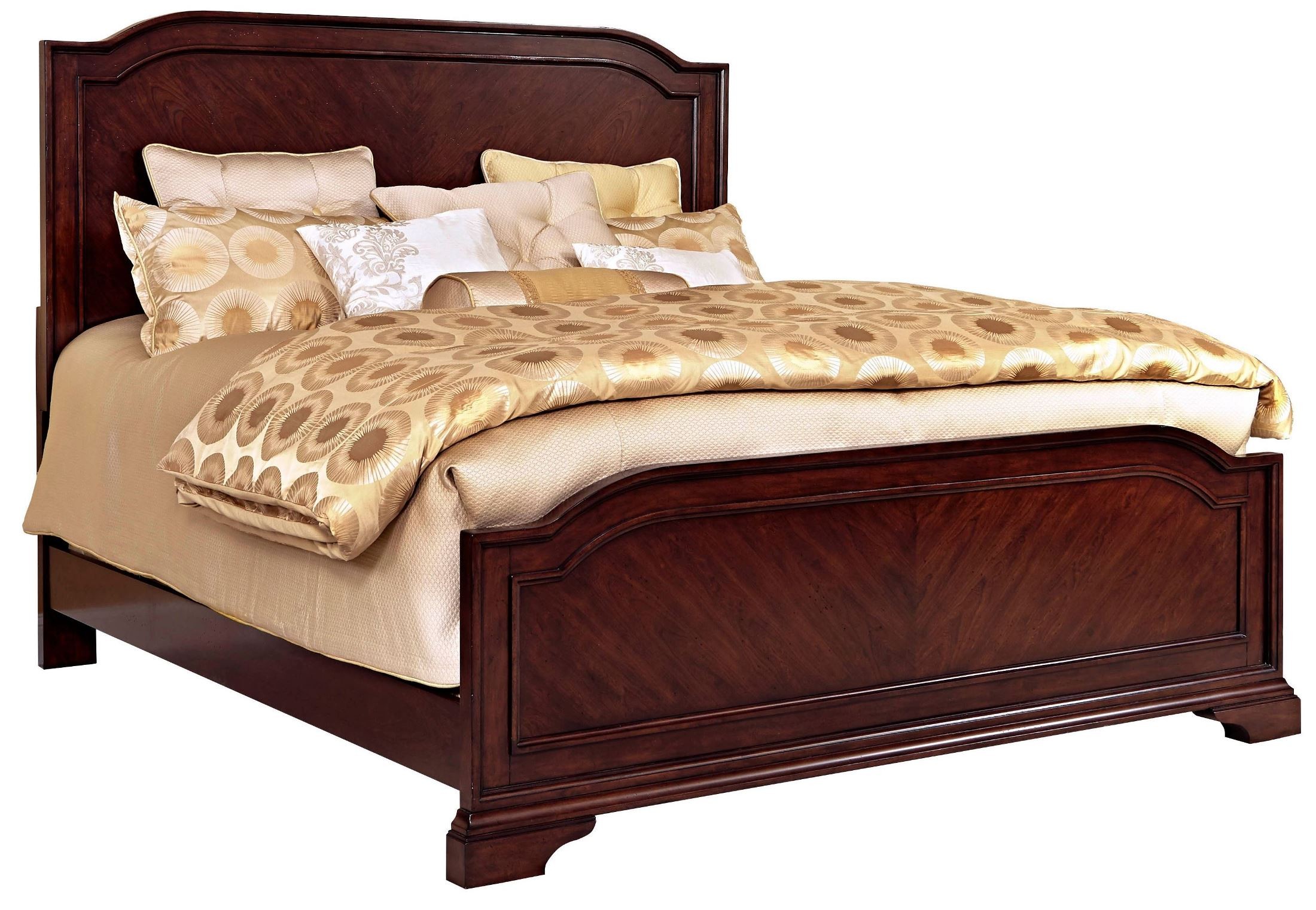 cherry wood king size bed
