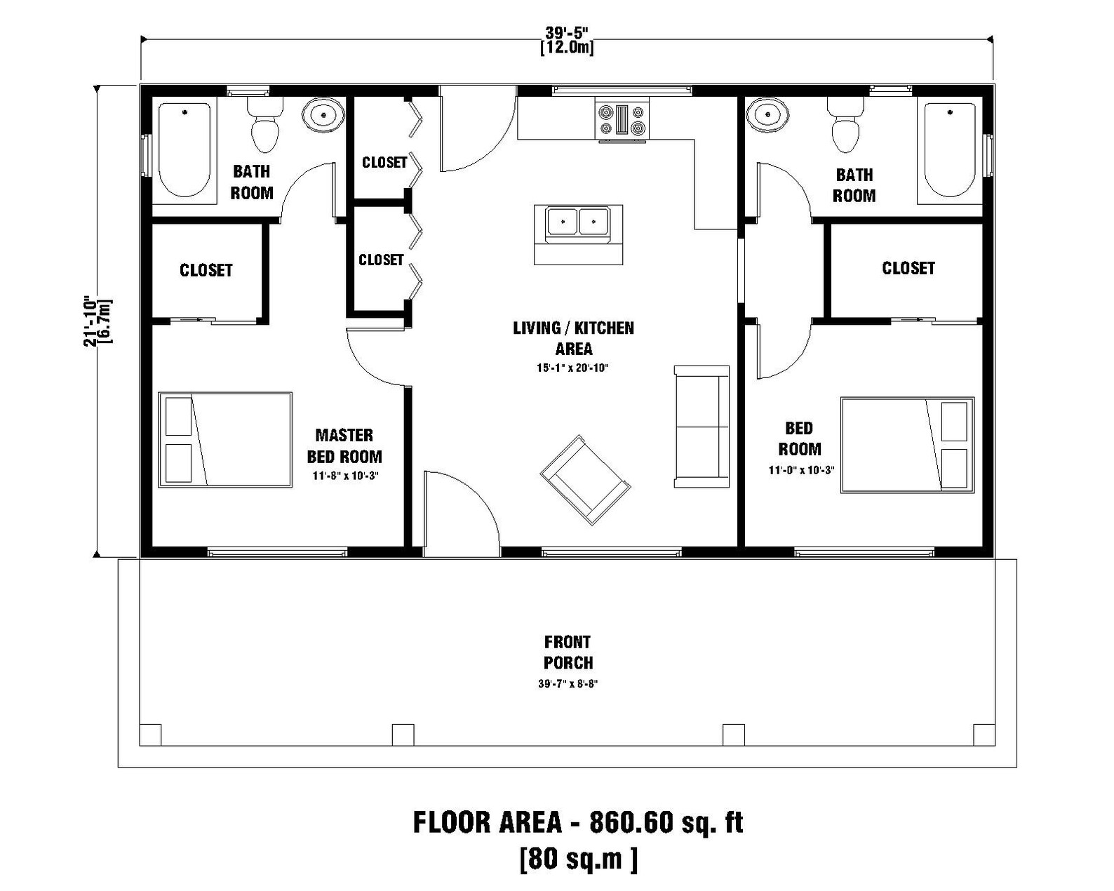 Crafting Your Dream Home Understanding 2 Bedroom 2 Bath Farmhouse Plans