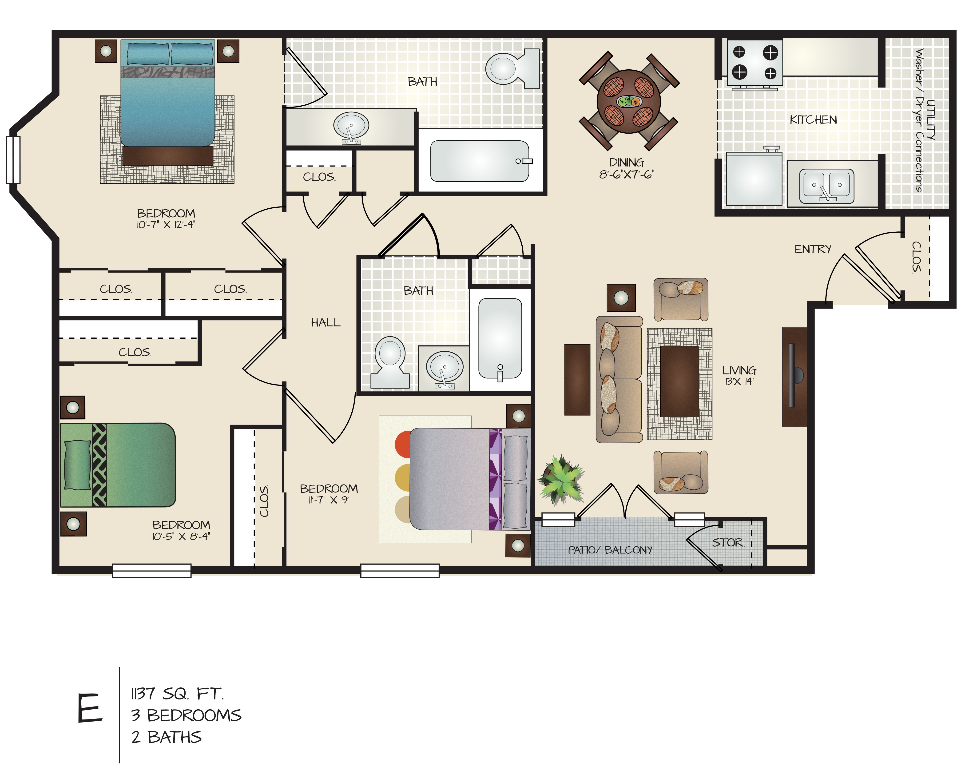 Crafting Your Ideal Space Exploring the Timeless Appeal of 3 Bed
