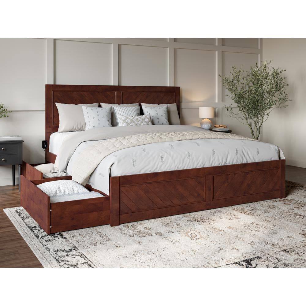 Creating a Cozy Haven with a Solid Wood King Size Bed