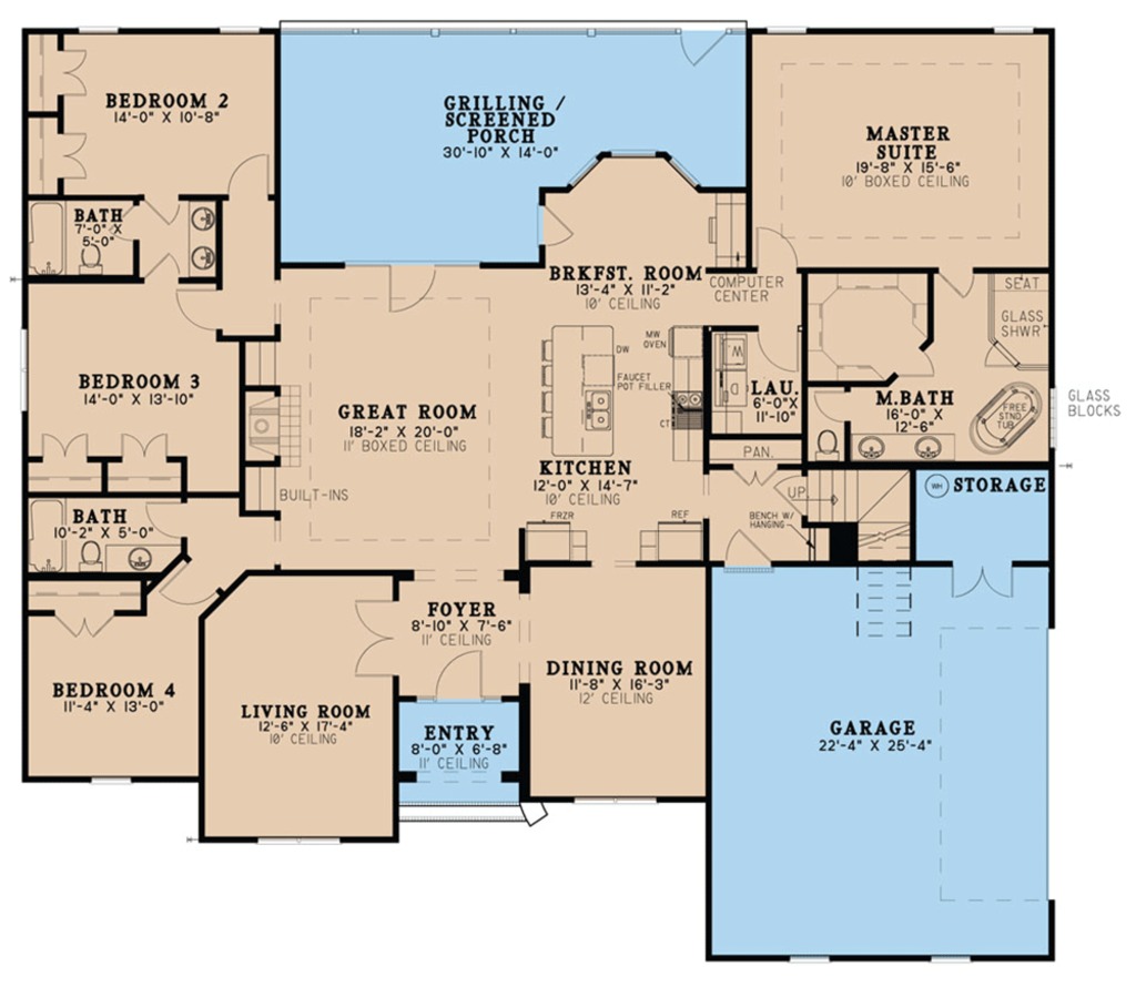 Designing Your Dream 4 Bedroom Ranch Home Navigating Floor Plan Essentials