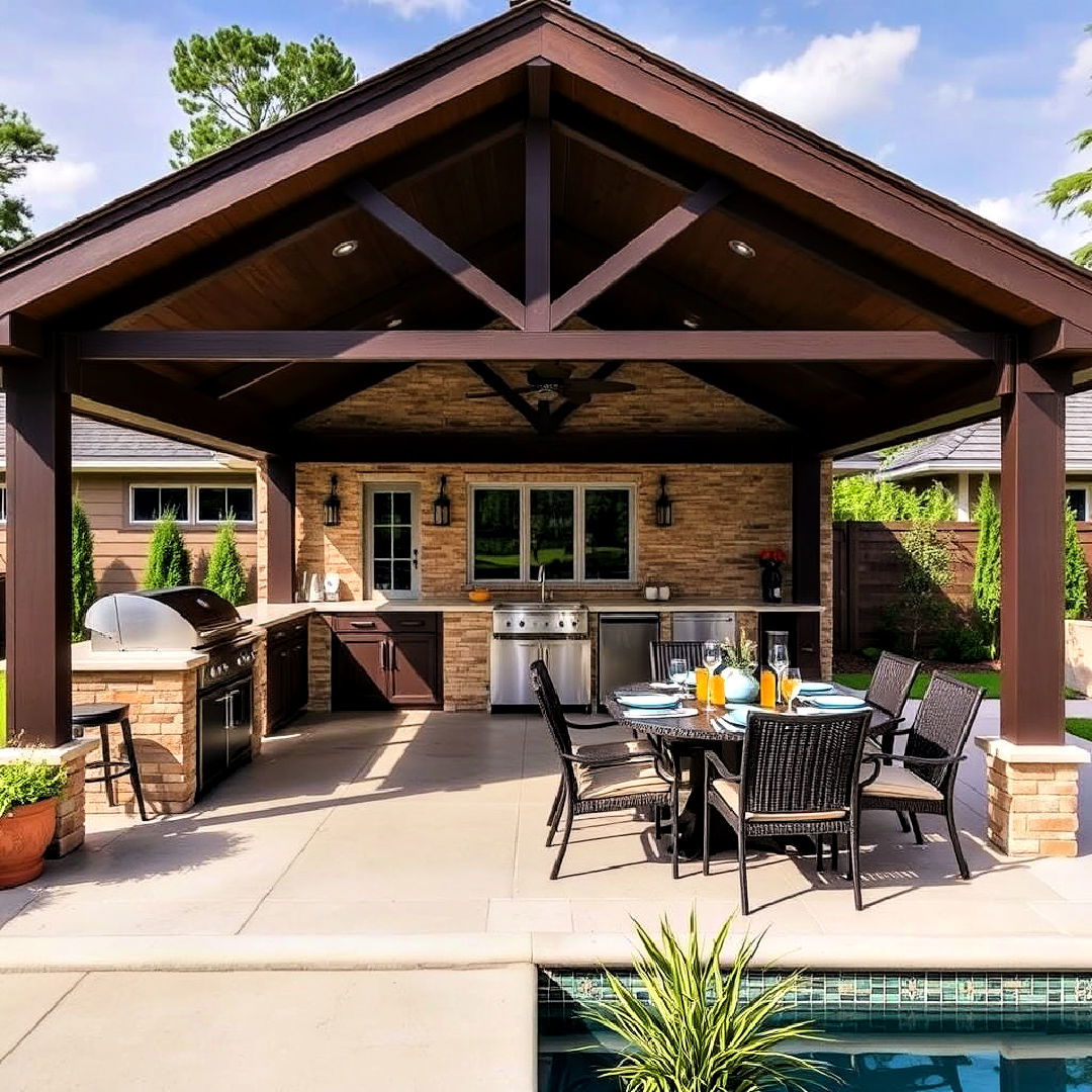 Designing Your Dream Pool House and Outdoor Kitchen Oasis