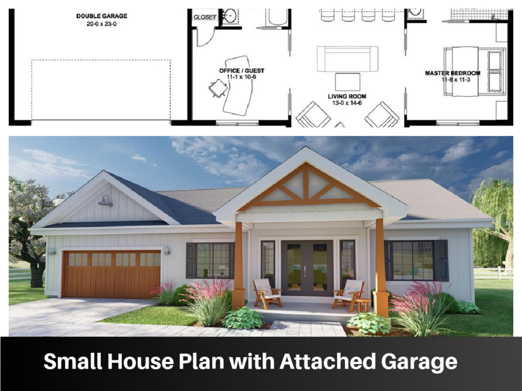 Designing Your Dreams Unveiling Smart Small Home Layouts with Integrated Garages
