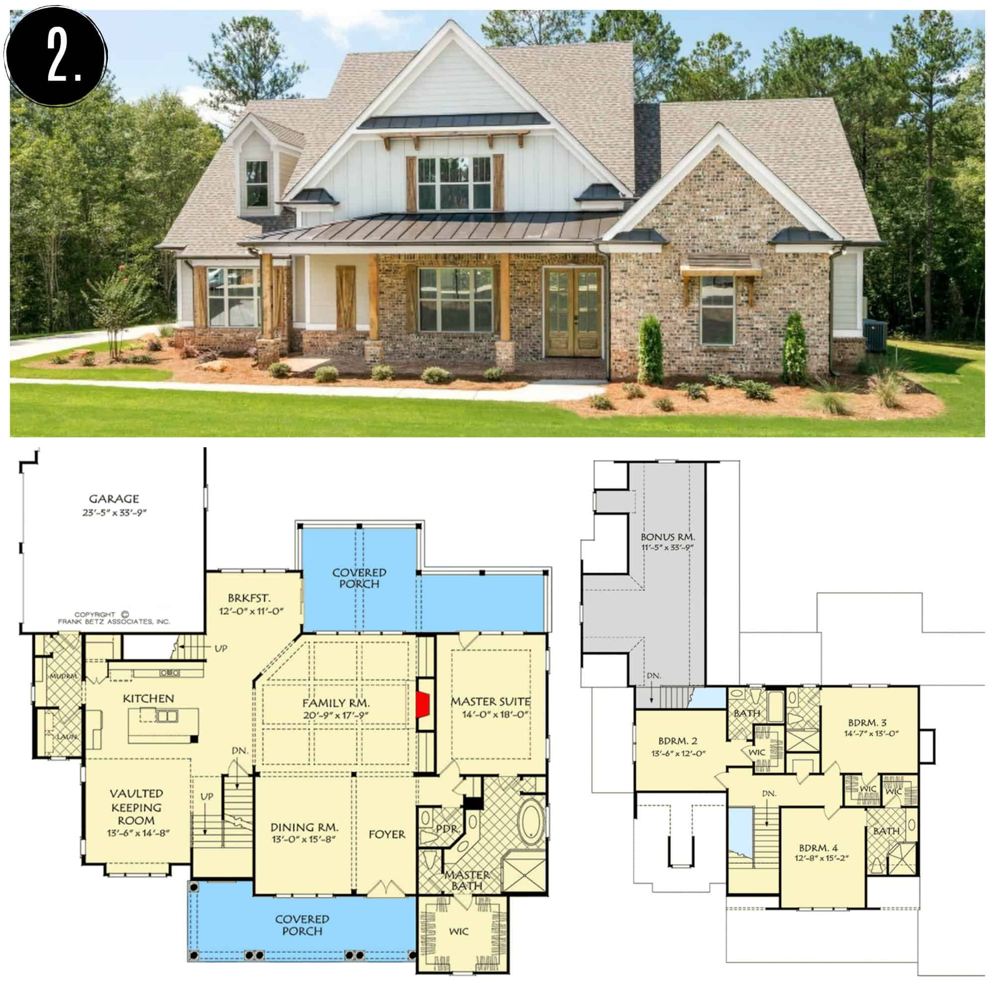 farmhouse floor plans with basement