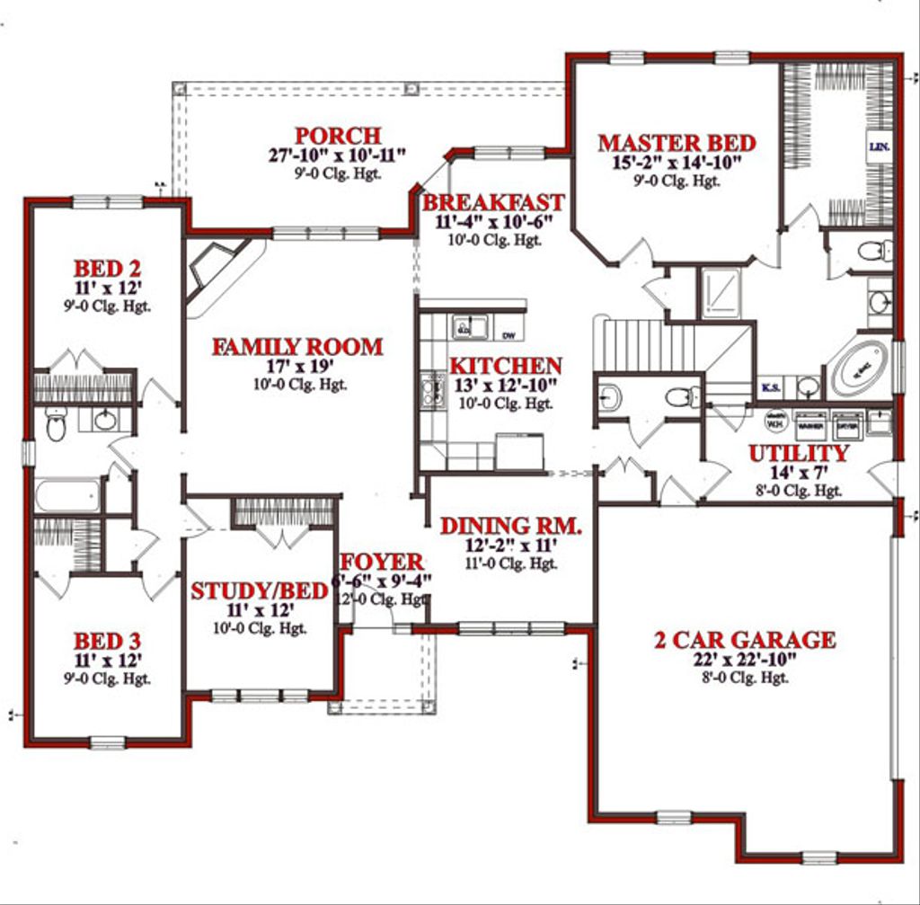 From Concept to Reality Building Your Ideal Home with 4 Bedroom 3.5 Bath Plans