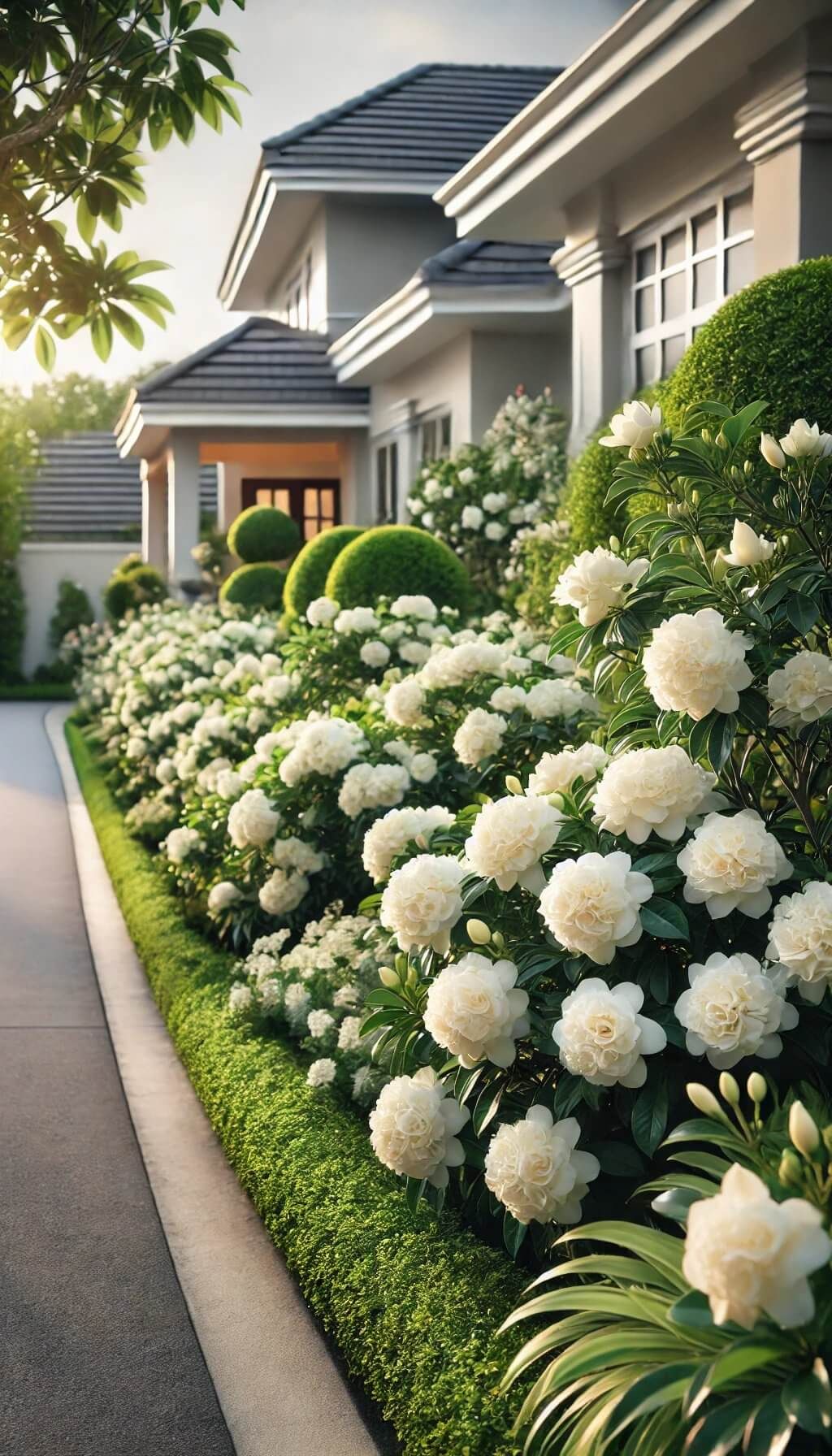 gardenia front yard landscaping ideas