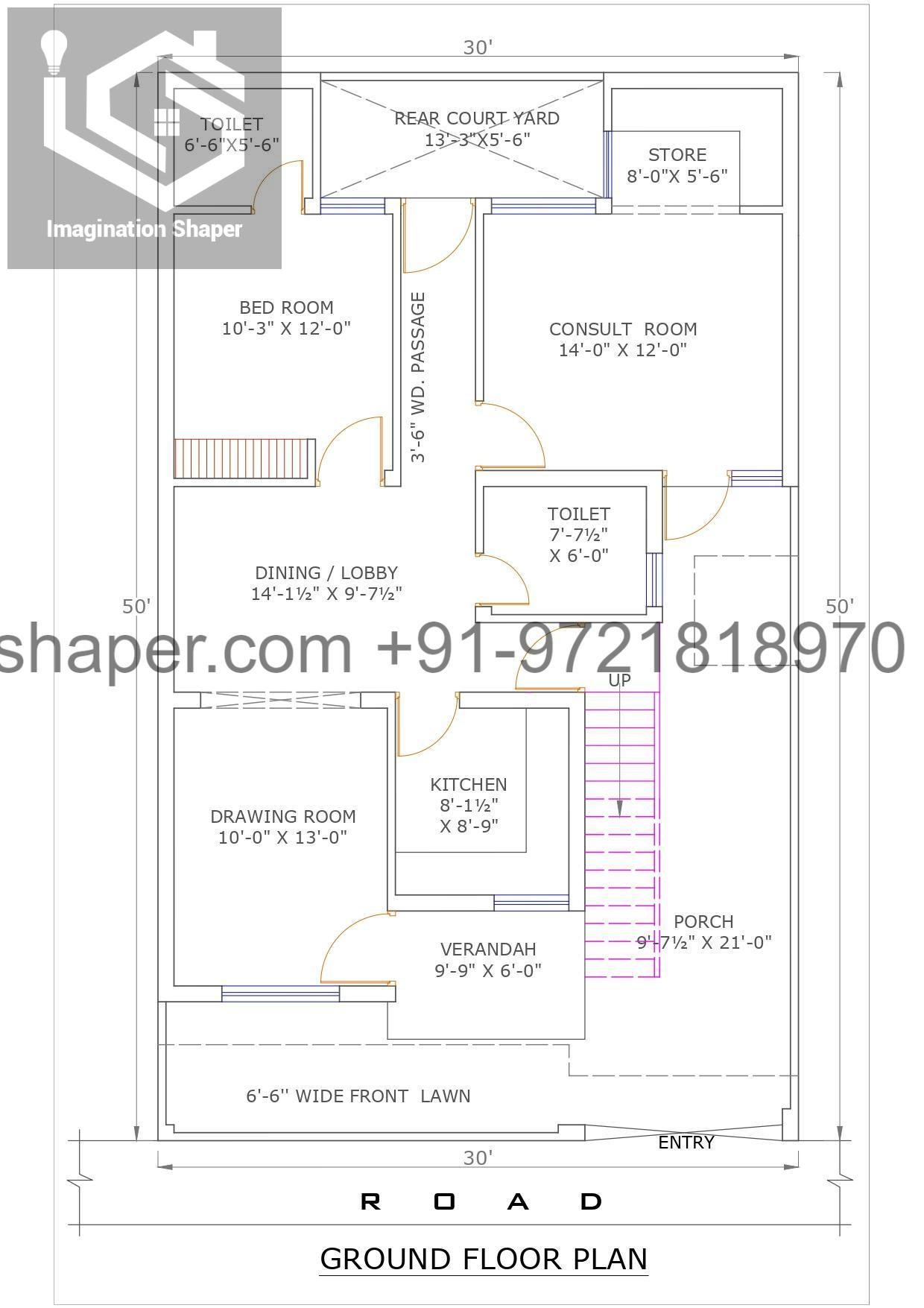 house plan of 1500 sq ft