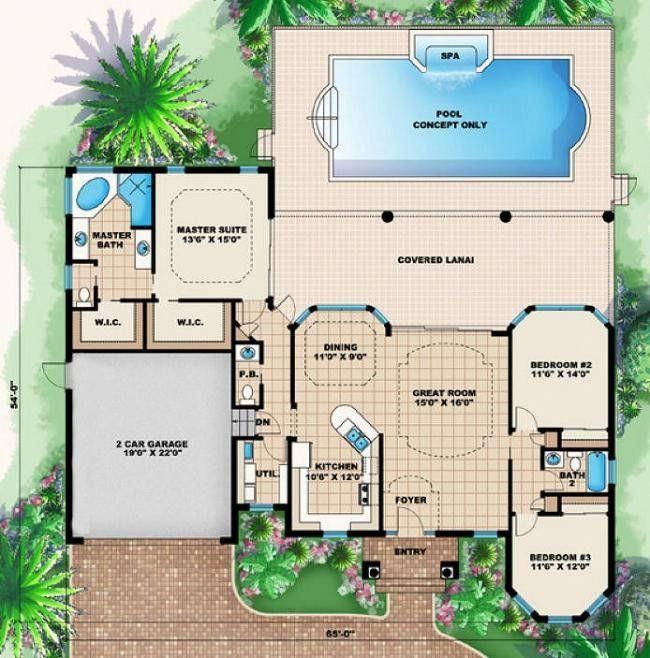 house plans with 3 bedroom and 3 bath