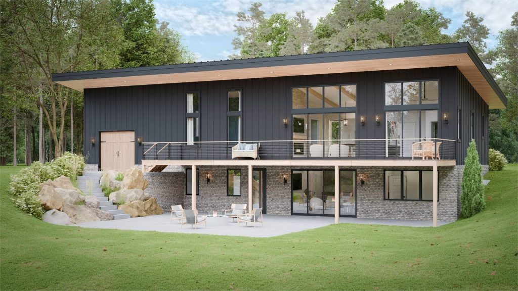 house plans with walkout basement on sloped lot