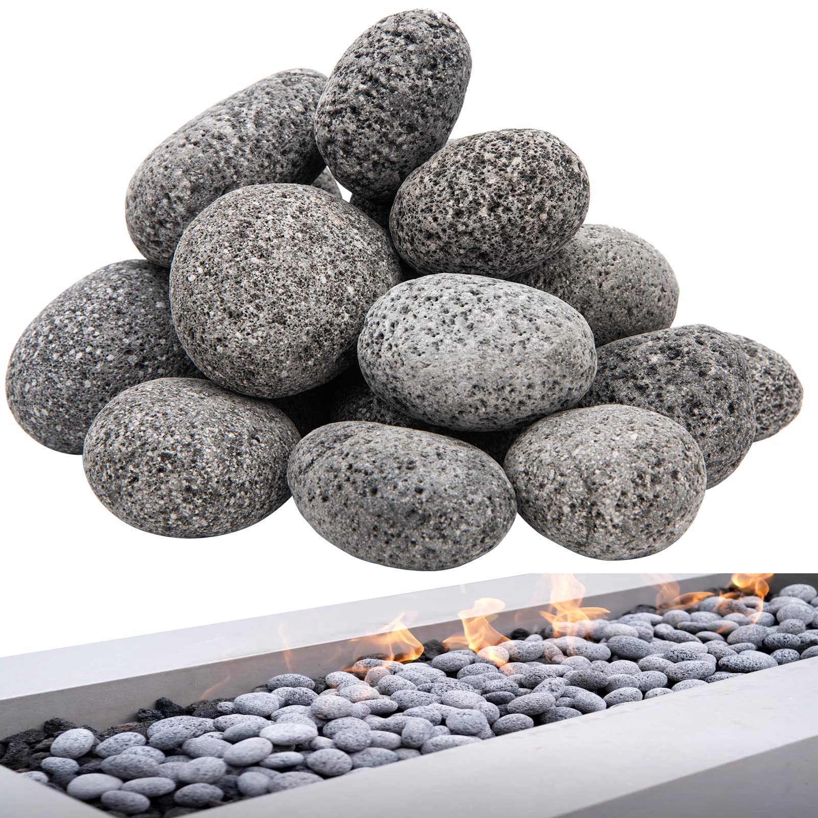lava stones for fire pit