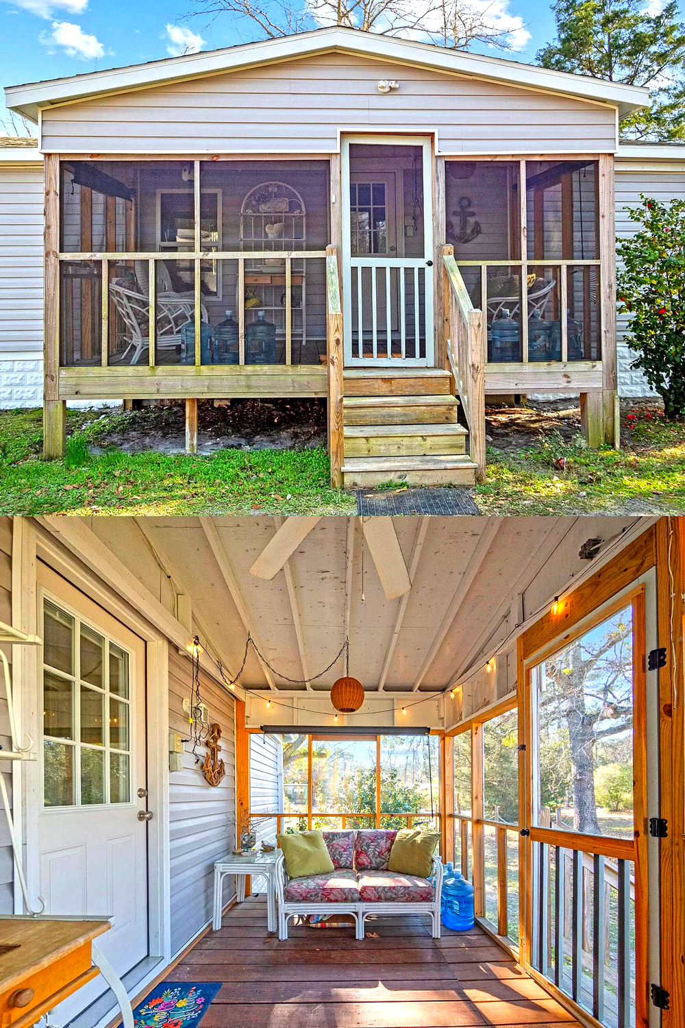 mobile home screened porch ideas