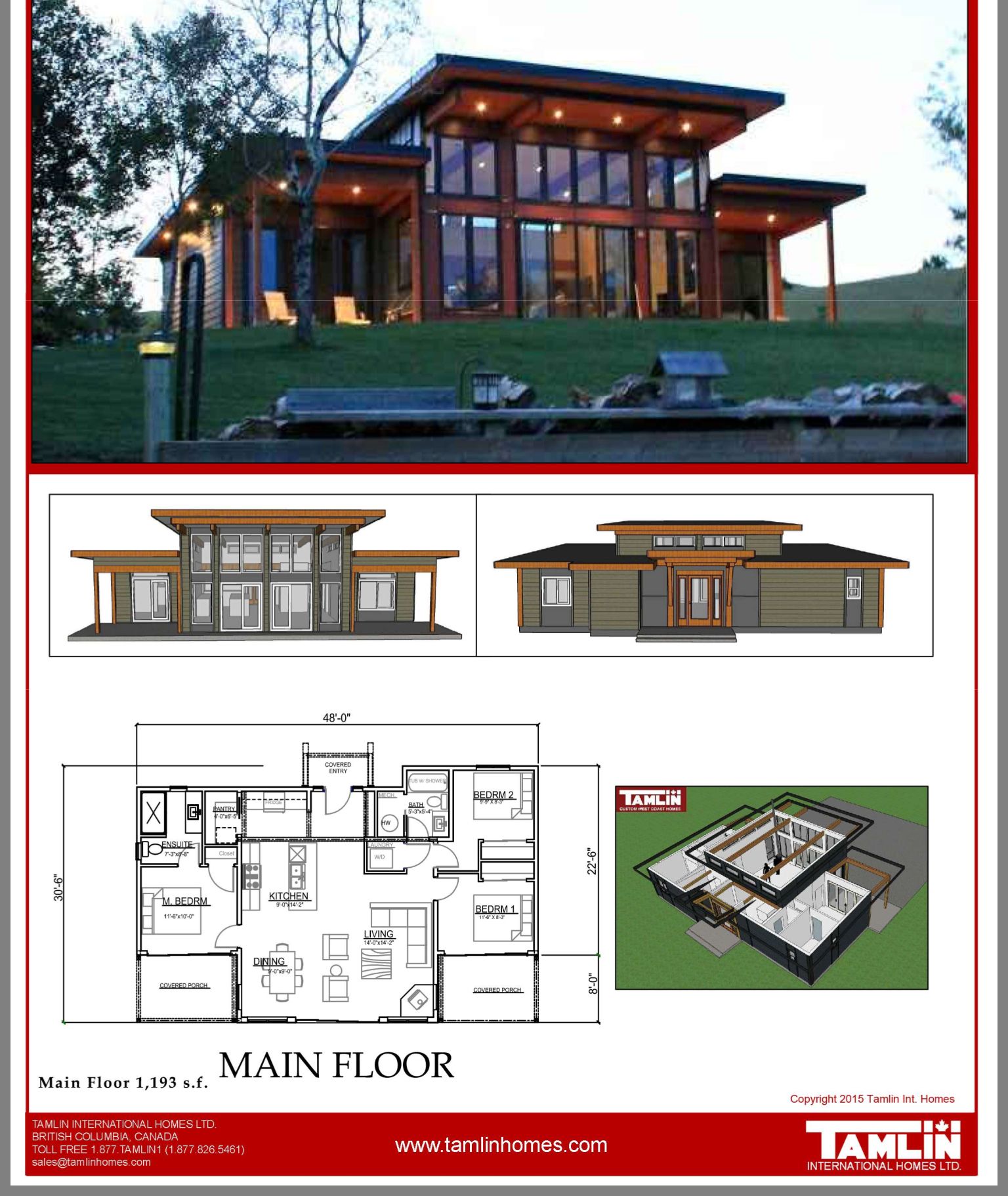 modern mountain home floor plans