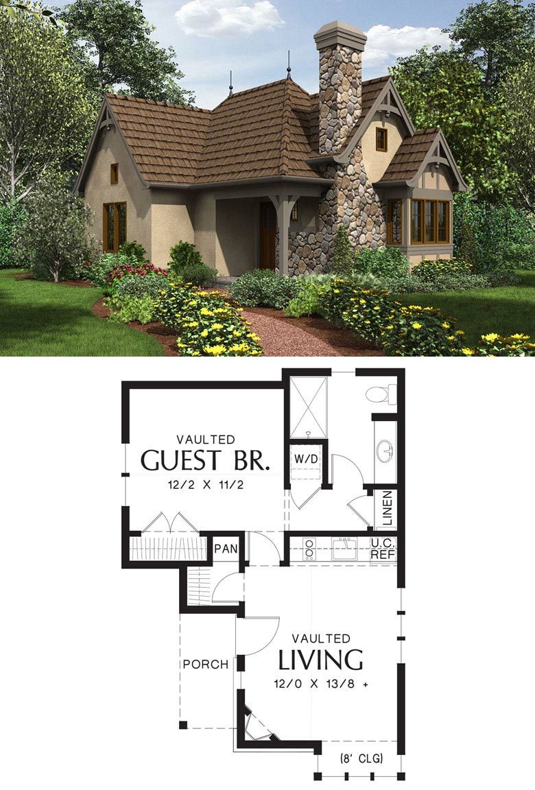 one level cottage house plans