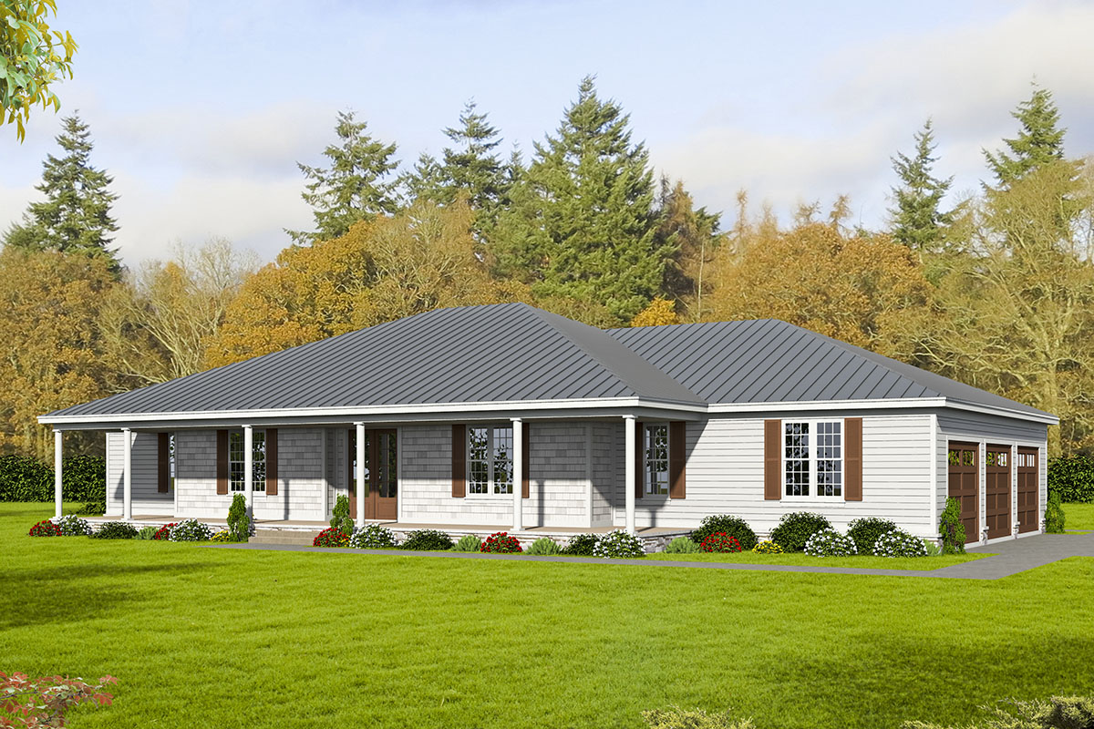 open concept ranch home plans