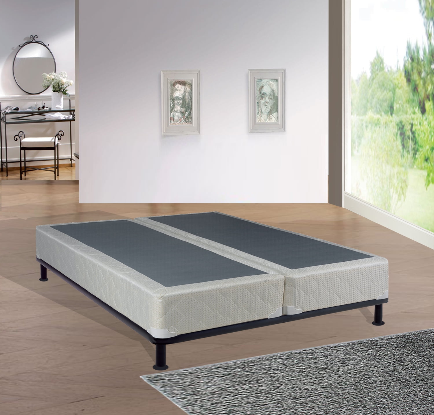 queen mattress split box spring
