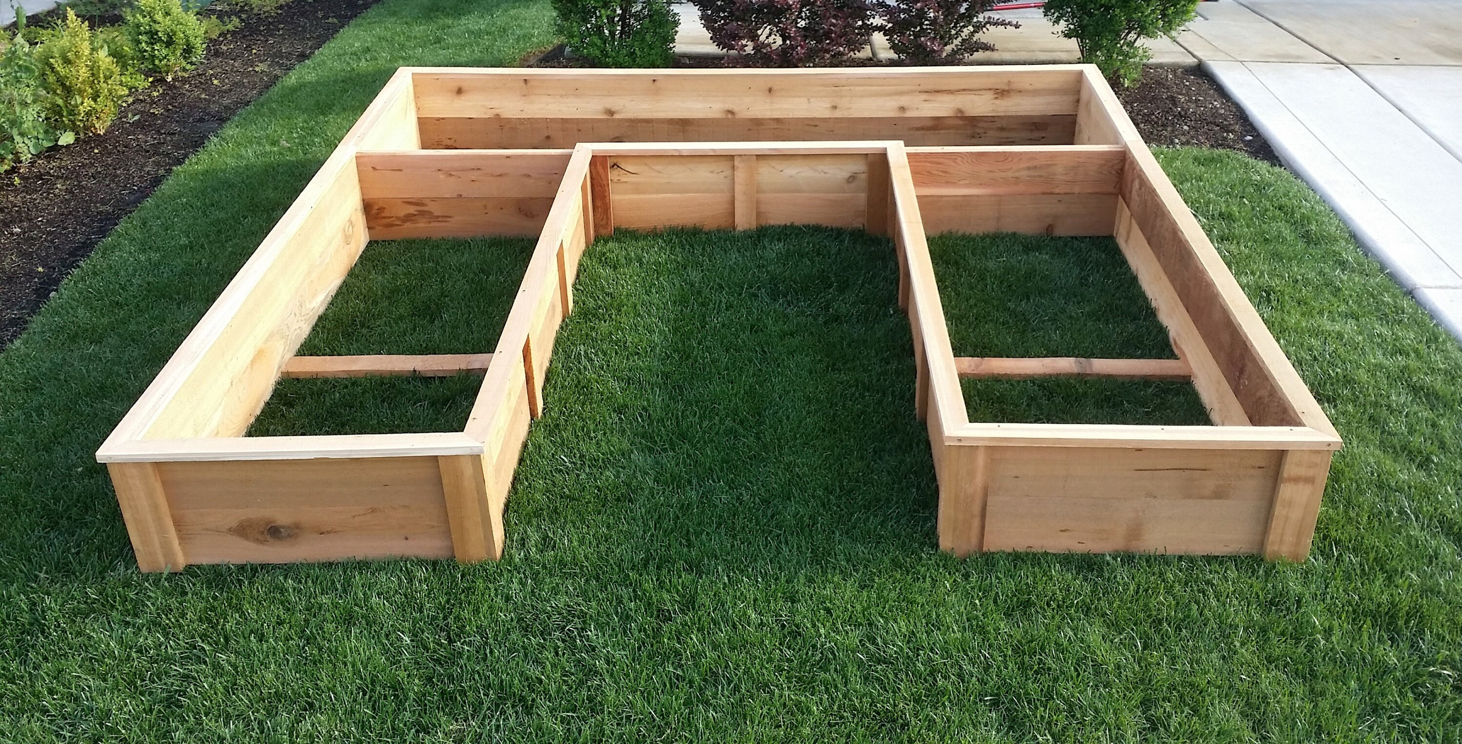 raised garden bed u shaped