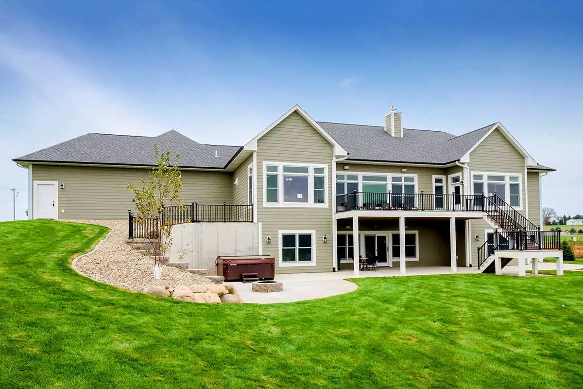 ranch style with walkout basement