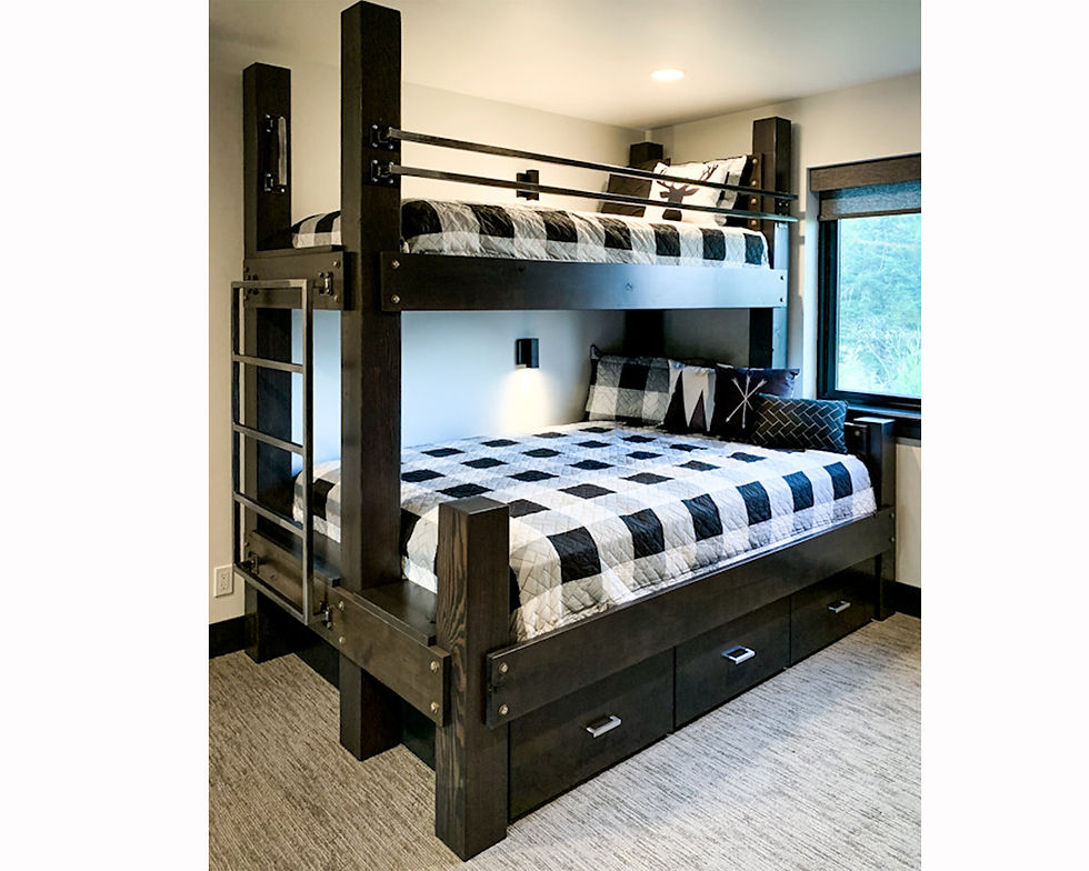 twin and queen bunk beds