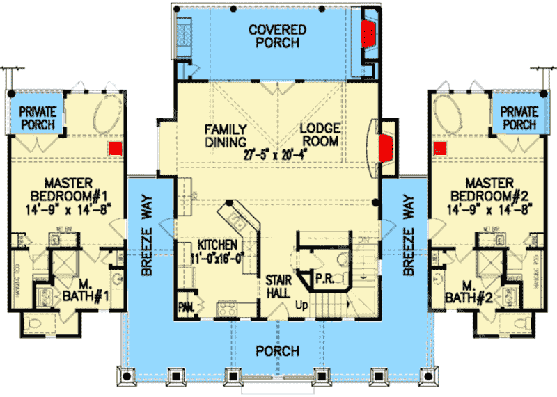 two master bedroom floor plans