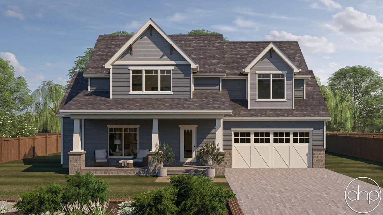 two story craftsman home plans
