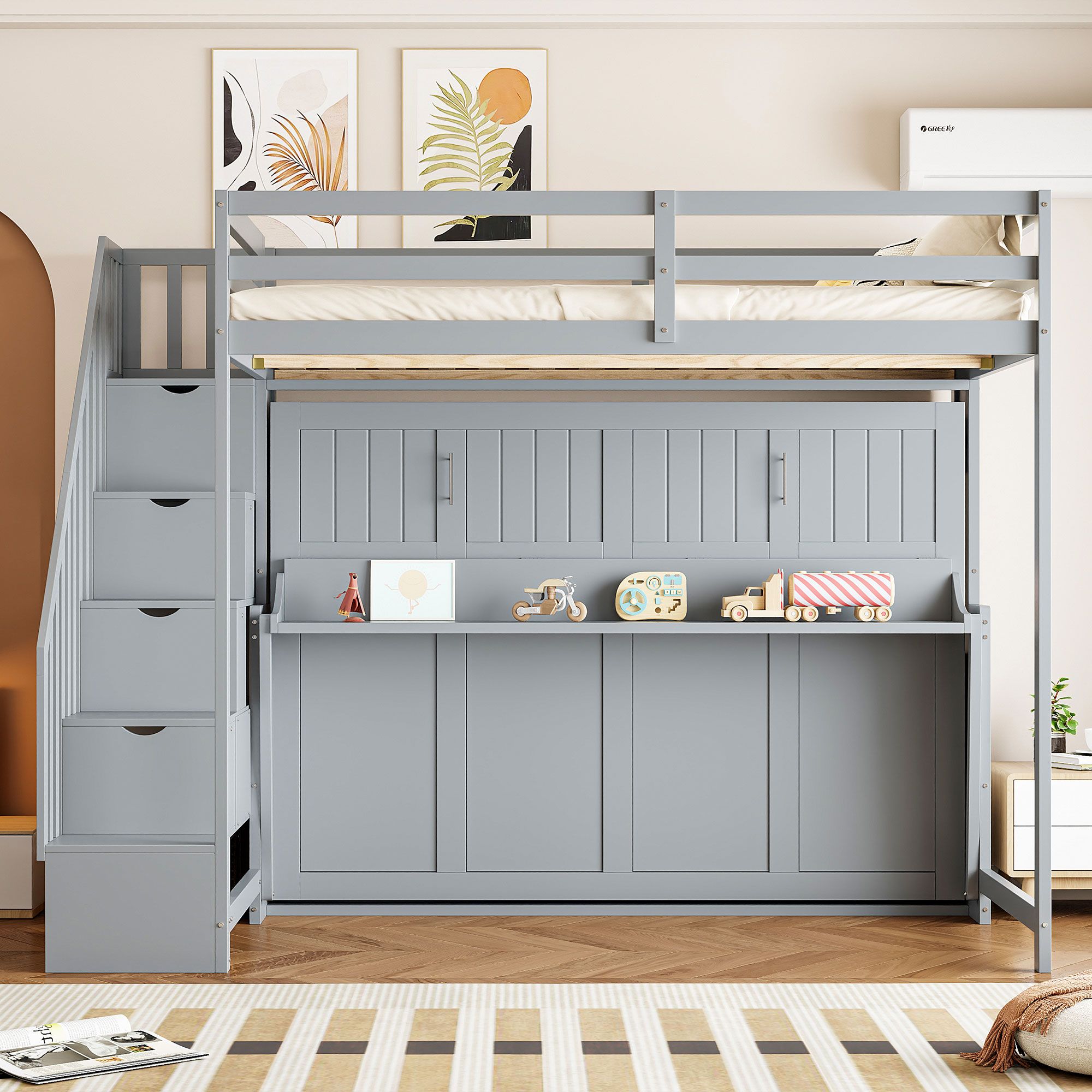 Unlocking Hidden Space How a Loft Bed with Murphy Bed Transforms Small Living