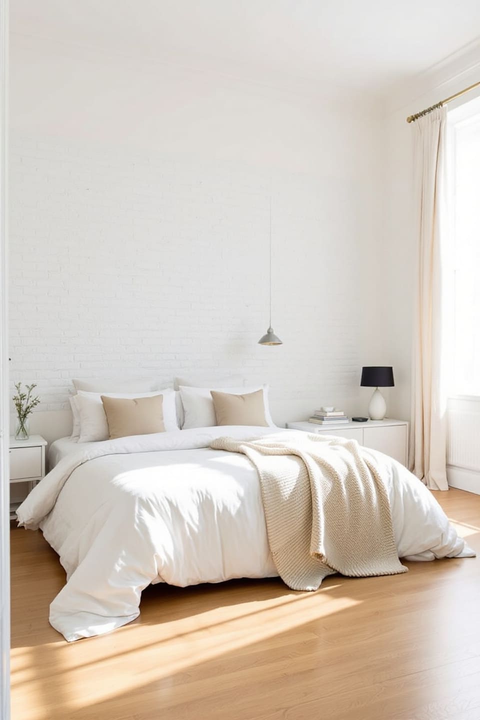 Unlocking Tranquility How White and Beige Inspire Restful Bedrooms