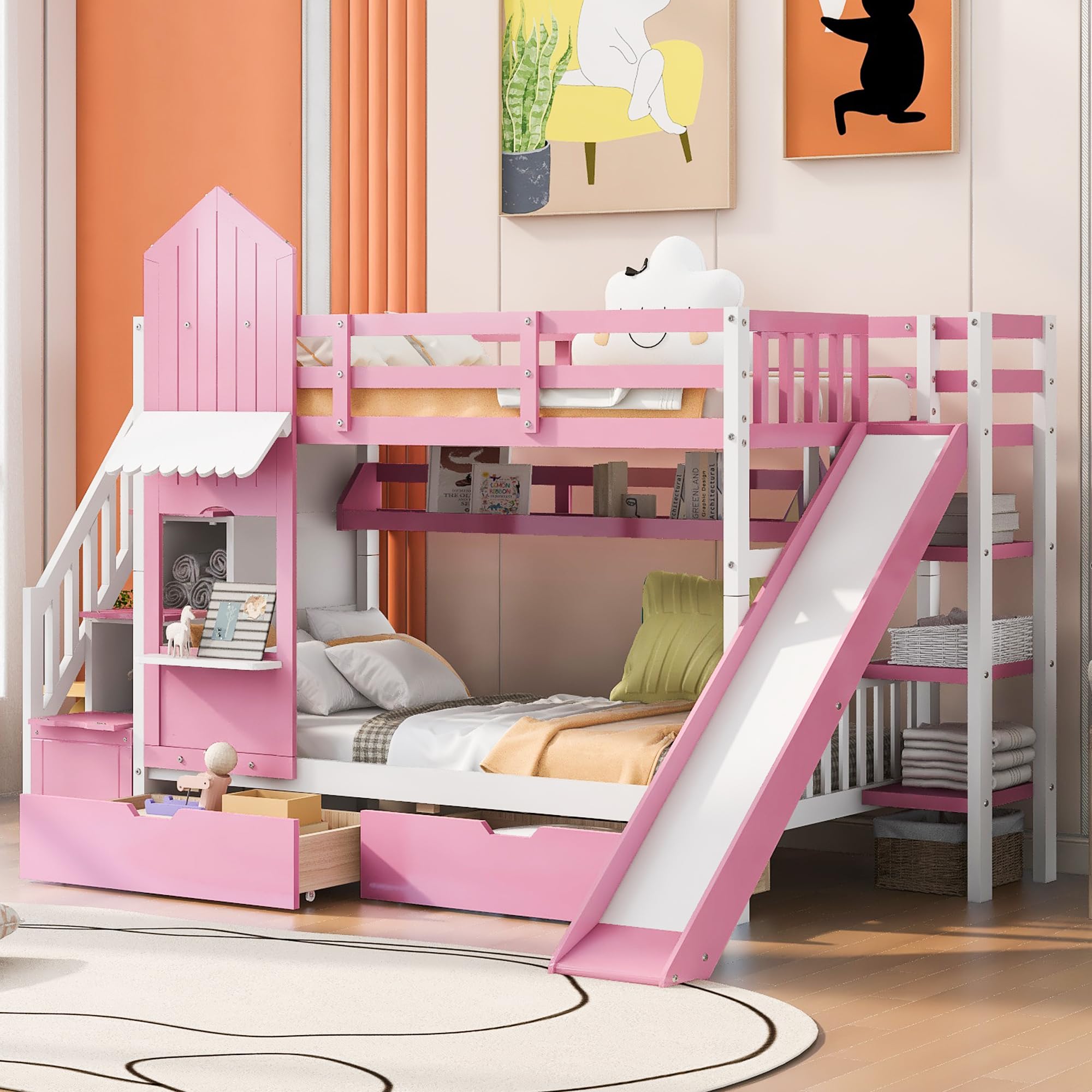 Unpacking the Magic Behind Bunk Beds with Slides and Stairs for Growing Kids