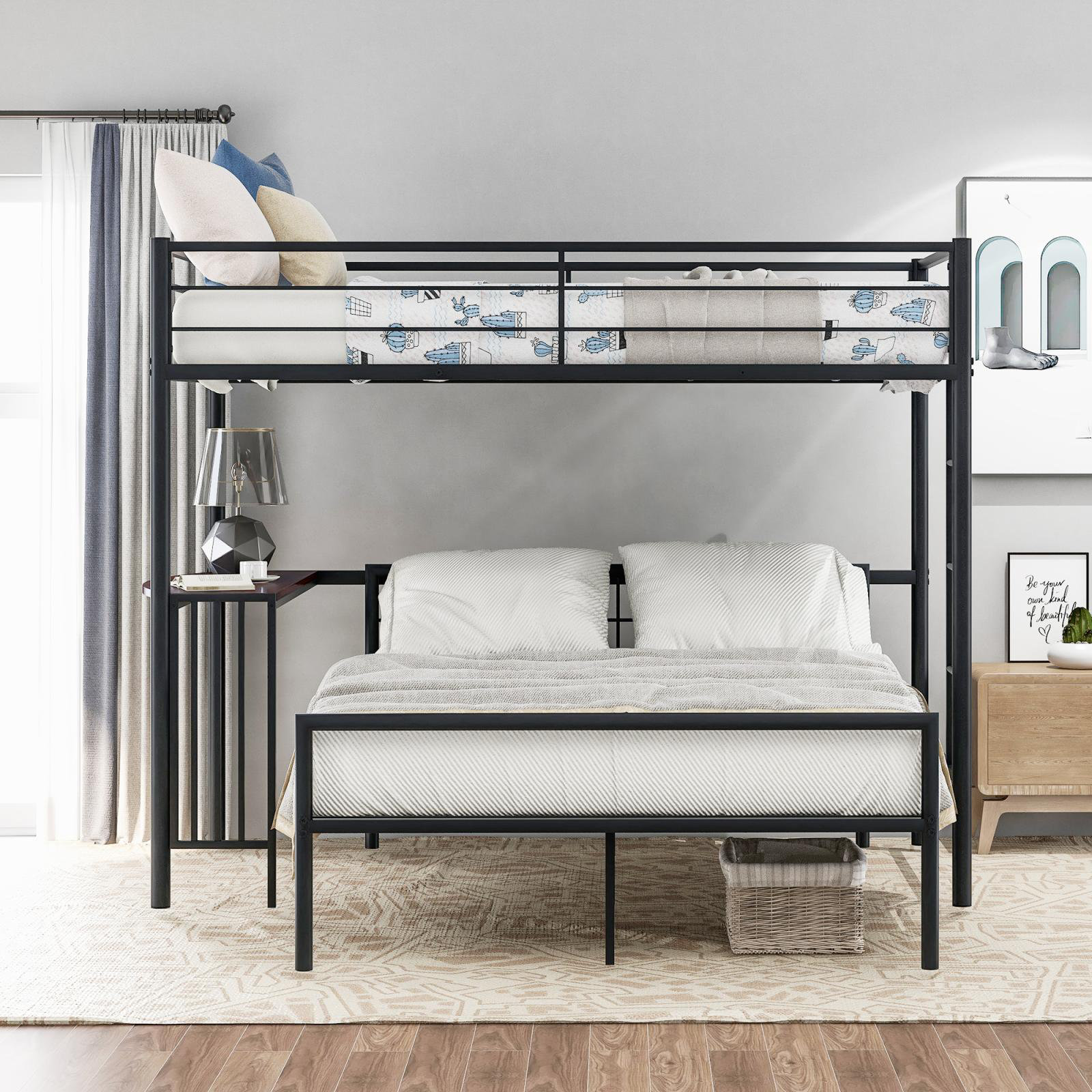 Unpacking Wayfair Bunk Beds with Desks A