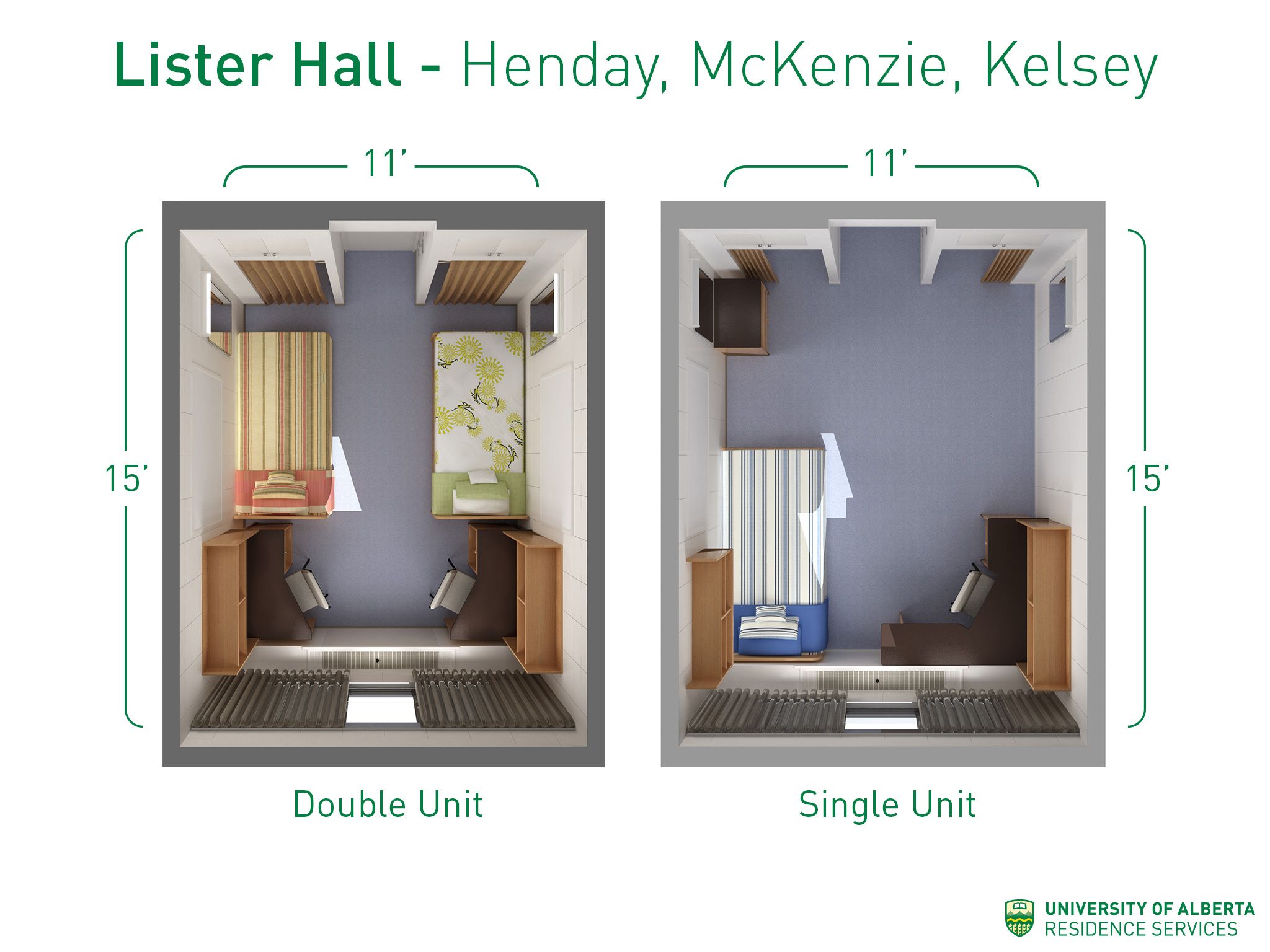 what size are dorm room beds