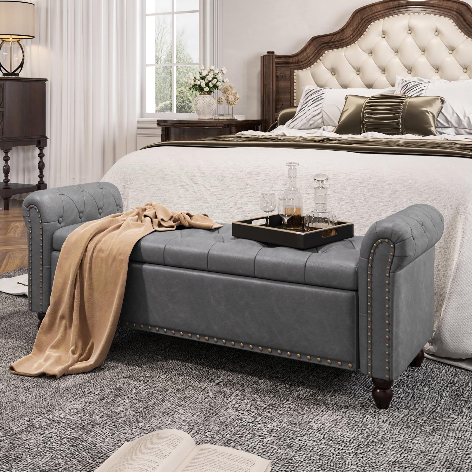 Why the end of bed bench seat remains a top choice for bedroom storage in 2026